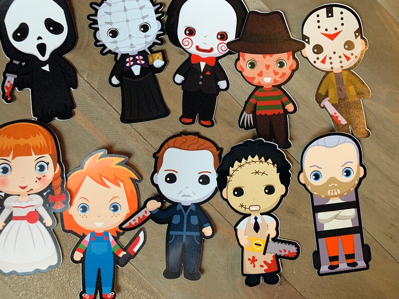 Horror Movie Stickers Waterproof Vinyl Decals for Tumblers Etsy
