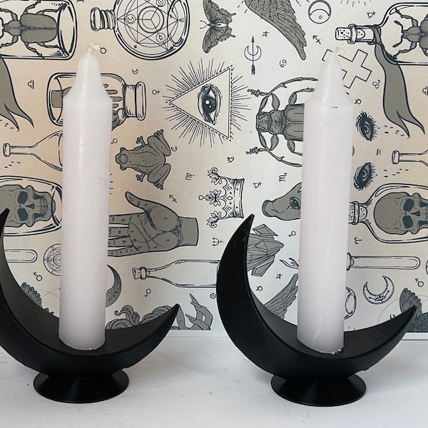Gothic Candle Holder Etsy
