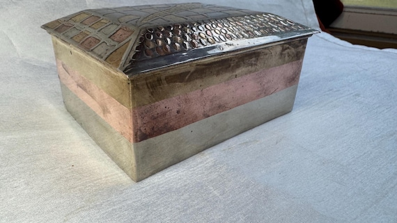 Antique Victorian Solid Brass Multicolor Patina D… - image 7