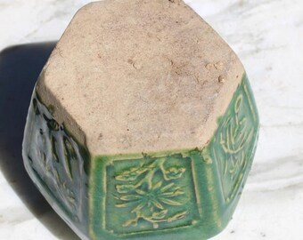 アンティーク中国製緑釉陶器花瓶（1900-1940年） - Etsy 日本