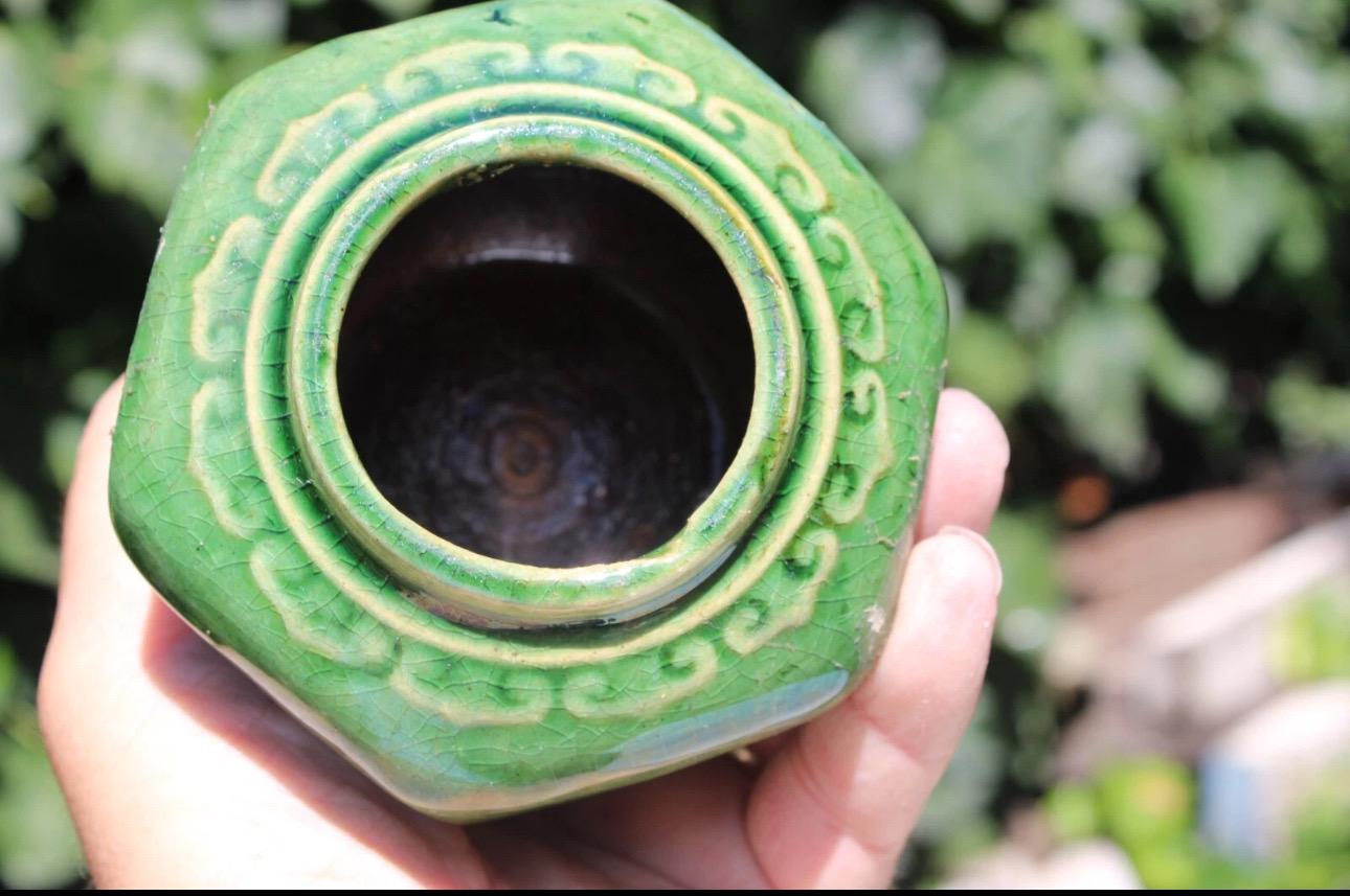 アンティーク中国製緑釉陶器花瓶（1900-1940年） - Etsy 日本