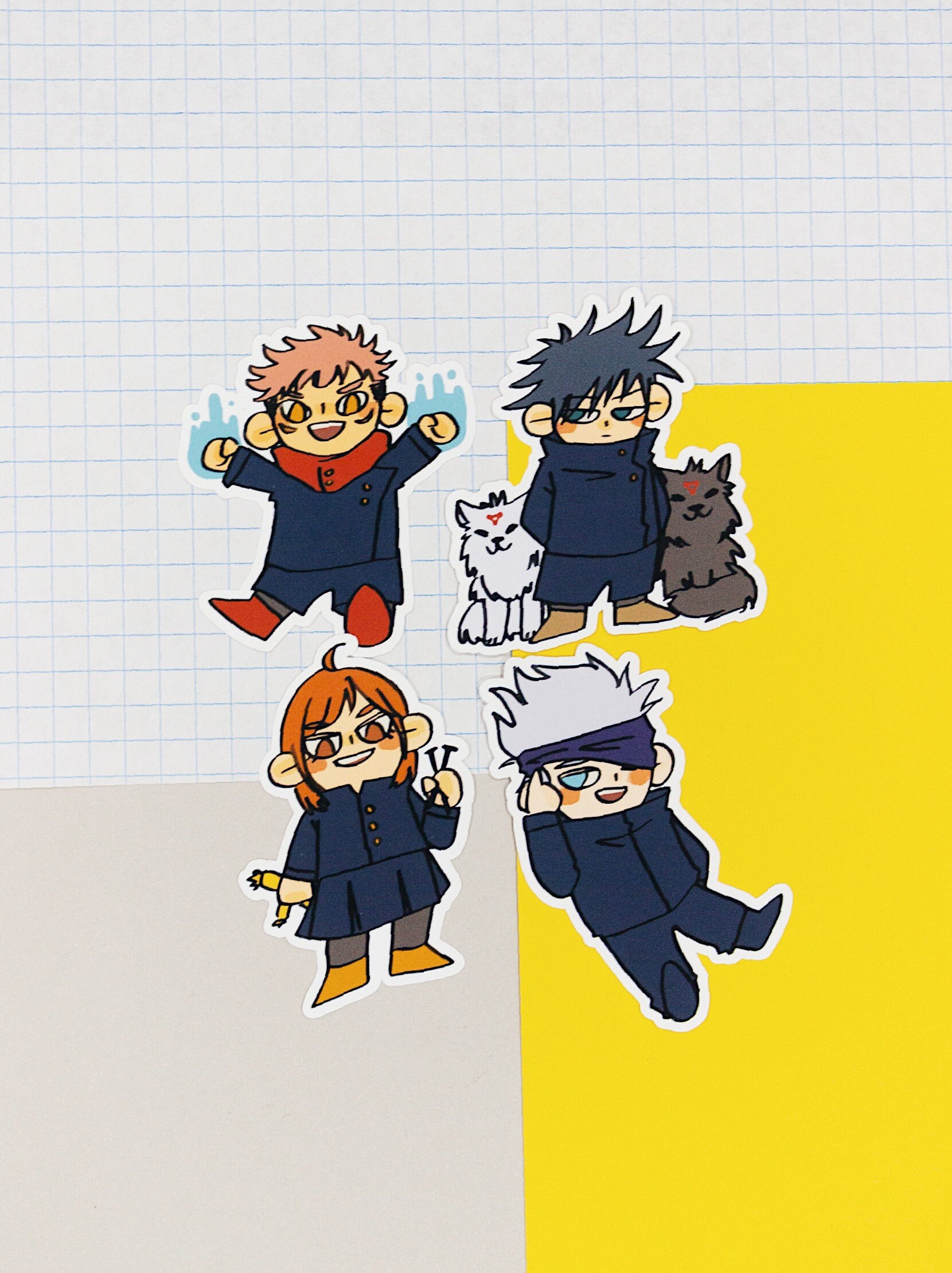 JJK: squad assorted stickers