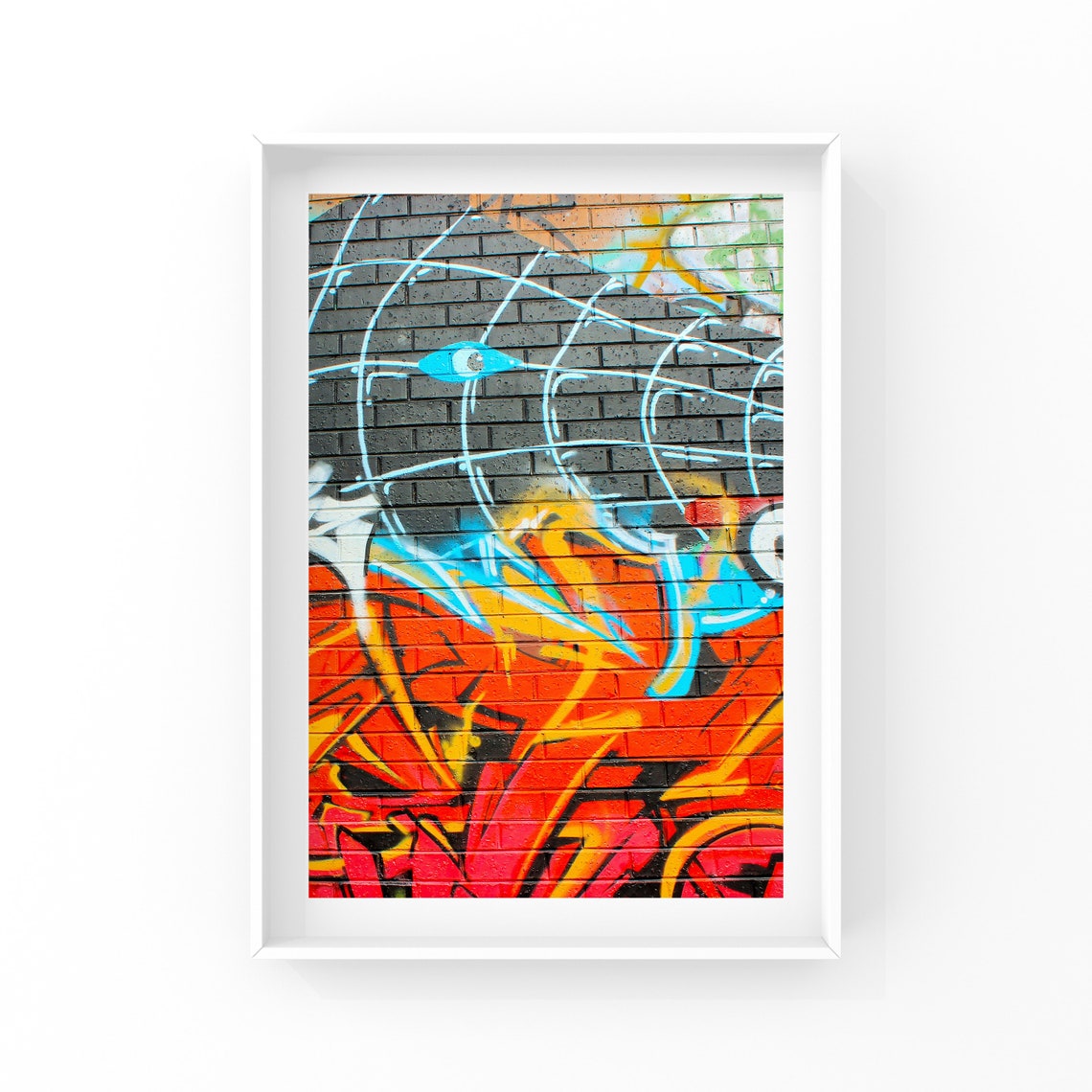 Street Wall Art Print Graffiti Art Print At Home Digital Etsy