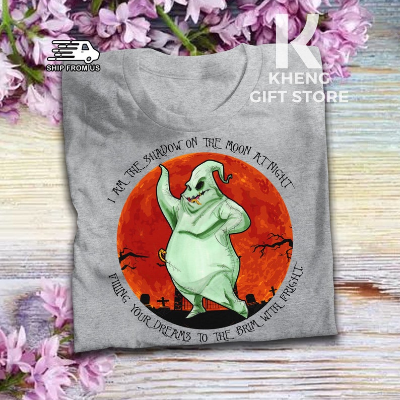 Oogie Boogie I Am The Shadow On The Moon At Night T Shirt | Etsy