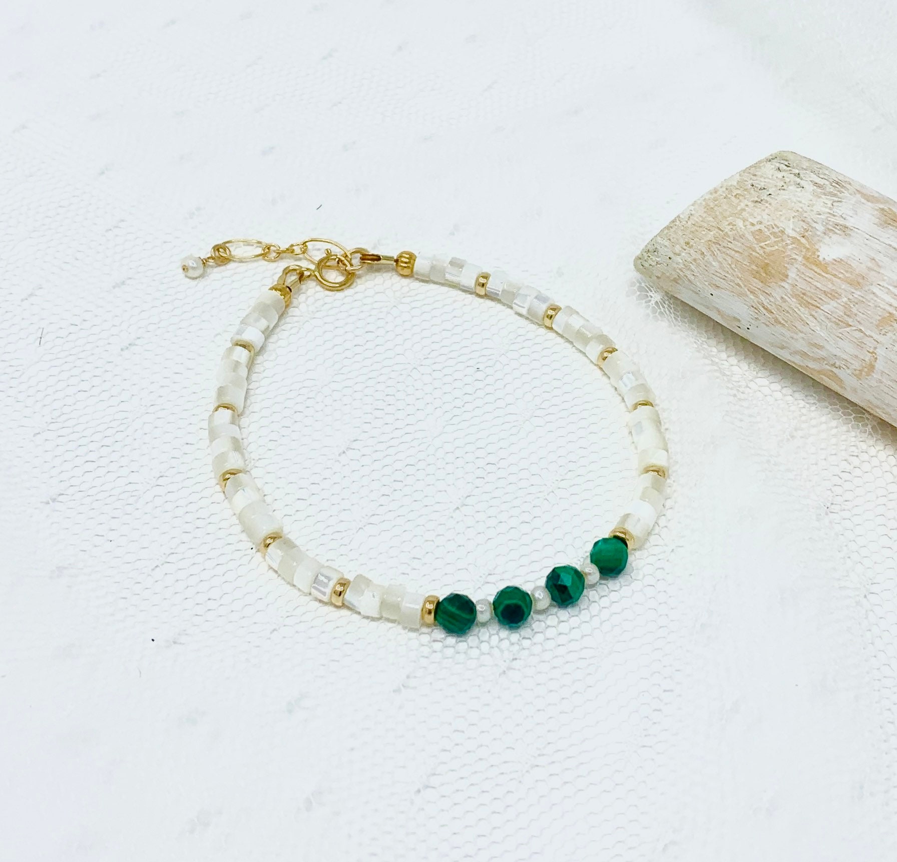 Beaded Gemstone Bracelets Malachite Bracelet Amazonite - Etsy