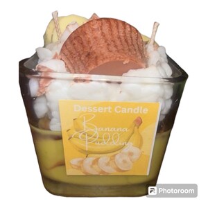 Banana Muffin Candle/ Bakery Candle/ Dessert Candle/ Banana Candle