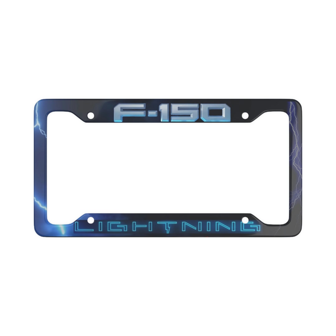 F150 Lightning License Plate Frame Etsy