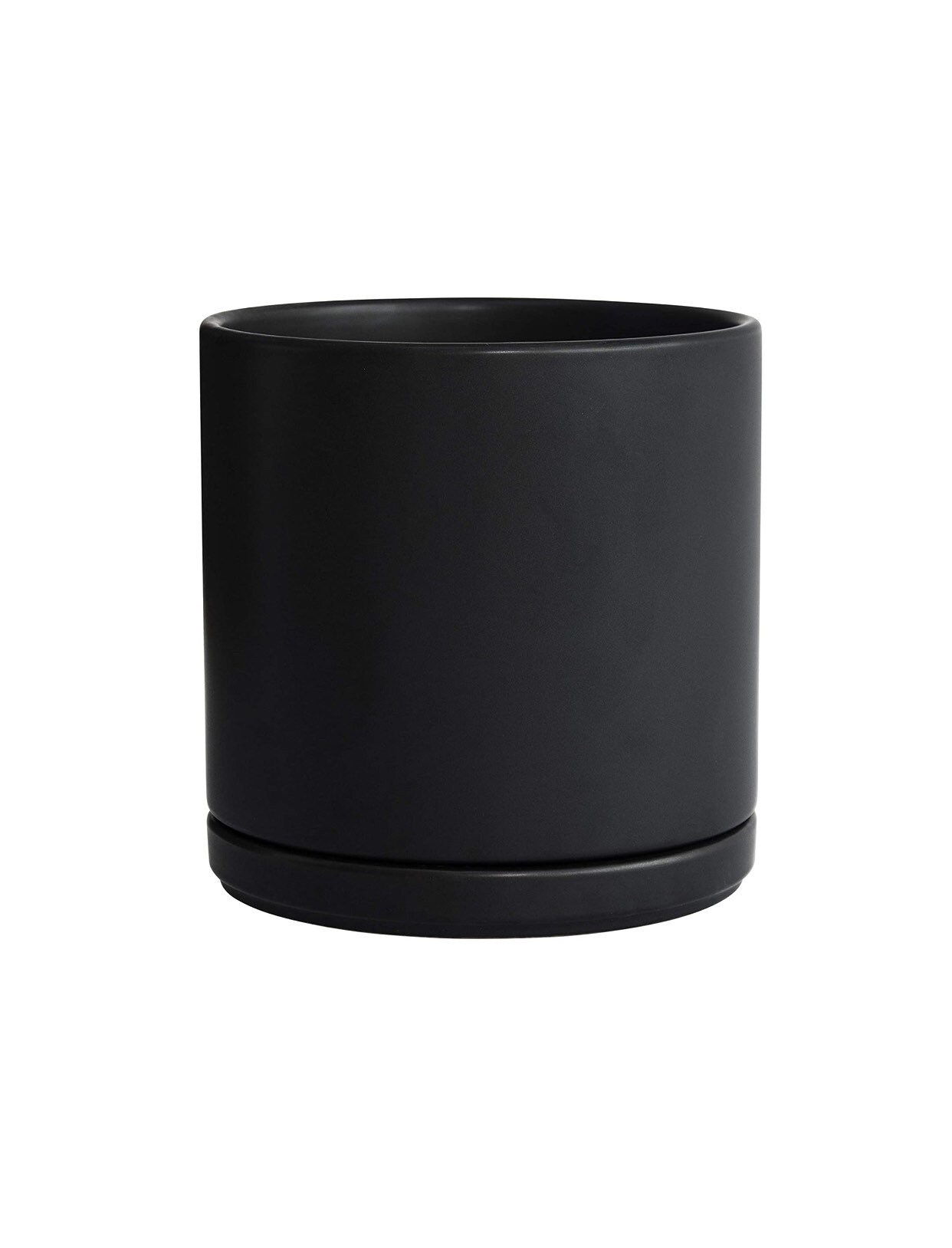 Ceramic Planter Pot With Drainage Hole and Saucer Indoor Etsy