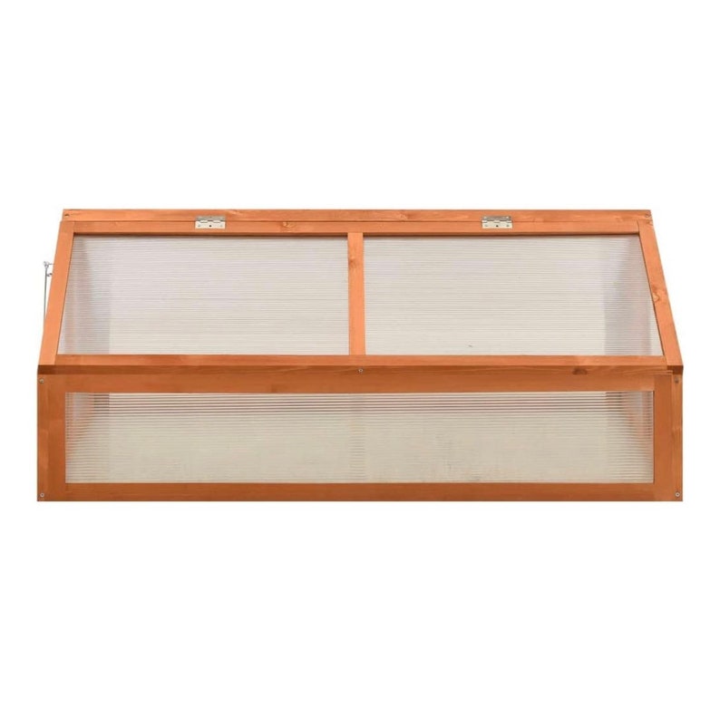 Garden Portable Wooden Greenhouse Cold Frame Planter Box Etsy