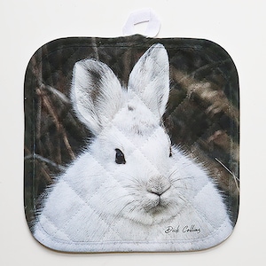 SNOWSHOE HARE Pot Holder