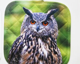 EURASIAN EAGLE-OWL  Pot Holder
