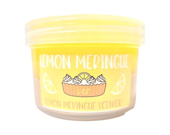 D.I.Y Lemon Meringue- Butter/Slushie/Snowfizz Slime-Scented Slime-Best Selling Slime/Cloud9 Slimes/Therapeutic/ASMR