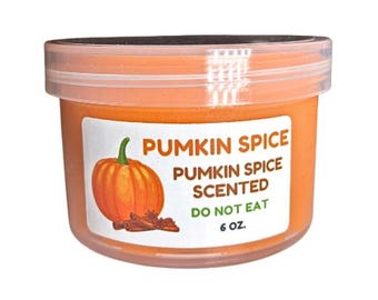 Pumpkin Spice Slime- Cloud Slime-Scented Slime-Best Selling Slime/Cloud9 Slimes/Therapeutic/ASMR