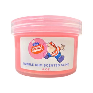 Bubble Double Gum Slime- Butter Slime-Scented Slime-Best Selling Slime/Cloud9 Slimes/Therapeutic/ASMR