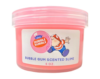 Bubble Double Gum Slime - Smörslime - Doftande slime - Bästsäljande slime/Cloud9 slimes/Terapeutisk/ASMR