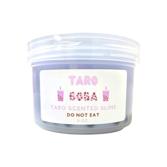 Taro Boba Slime- Glossy Slime-Scented Slime-Best Selling Slime/Cloud9 Slimes/Therapeutic/ASMR