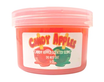 Candy Apple Slime - Klarer, nach Schleim duftender Schleim, der meistverkaufte Schleim / Cloud9 Slimes / Therapeutic / ASMR