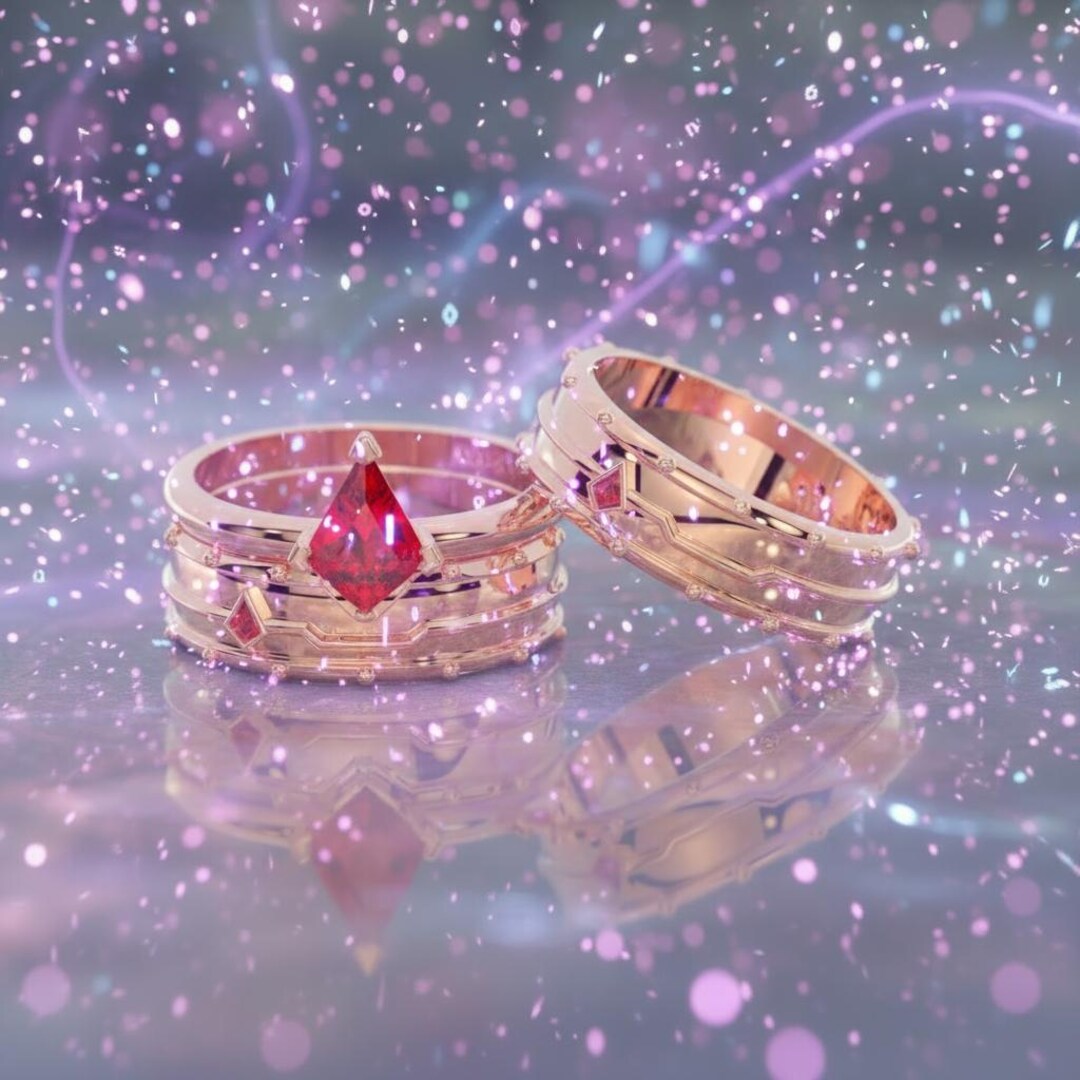 Assasin's Promise Ring (unisex)- 14k Yellow Gold Video Game Inspired ...
