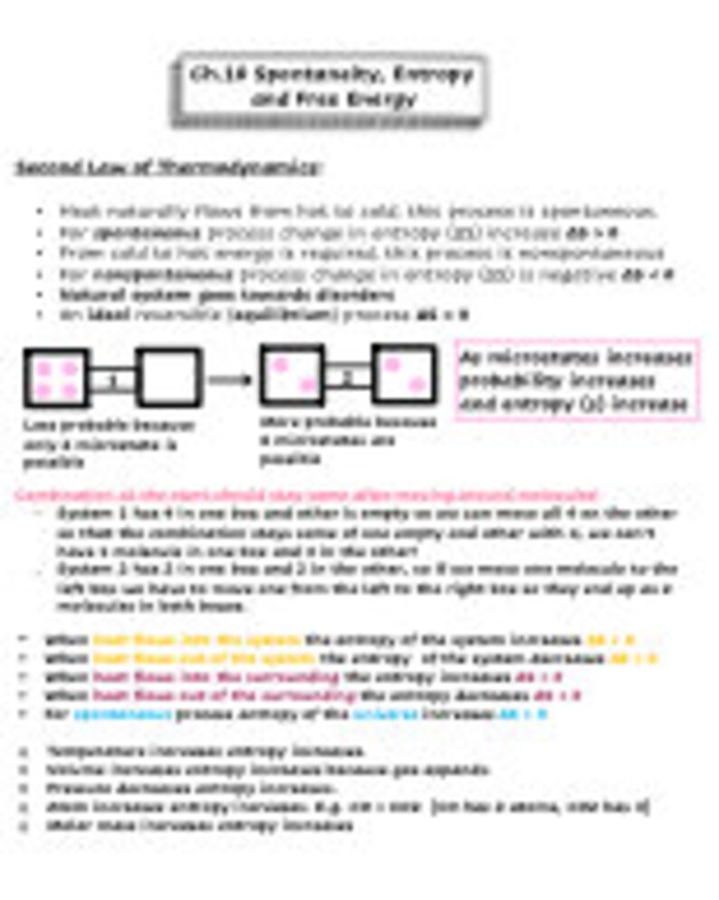 General Chemistry 2 Notes Bundle • Printable Study Guide PDF • College ...