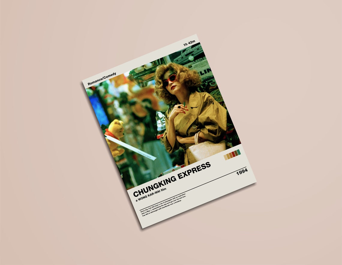 Chungking Express Poster / Wong KarWai / Vintage Retro