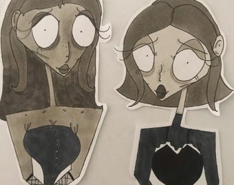 Tim Burton custom portrait (multiple people)