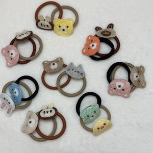 Handmade Capybara Hair Tie Capybara Cute Hair Tie – Unique Animal Hair Accessory