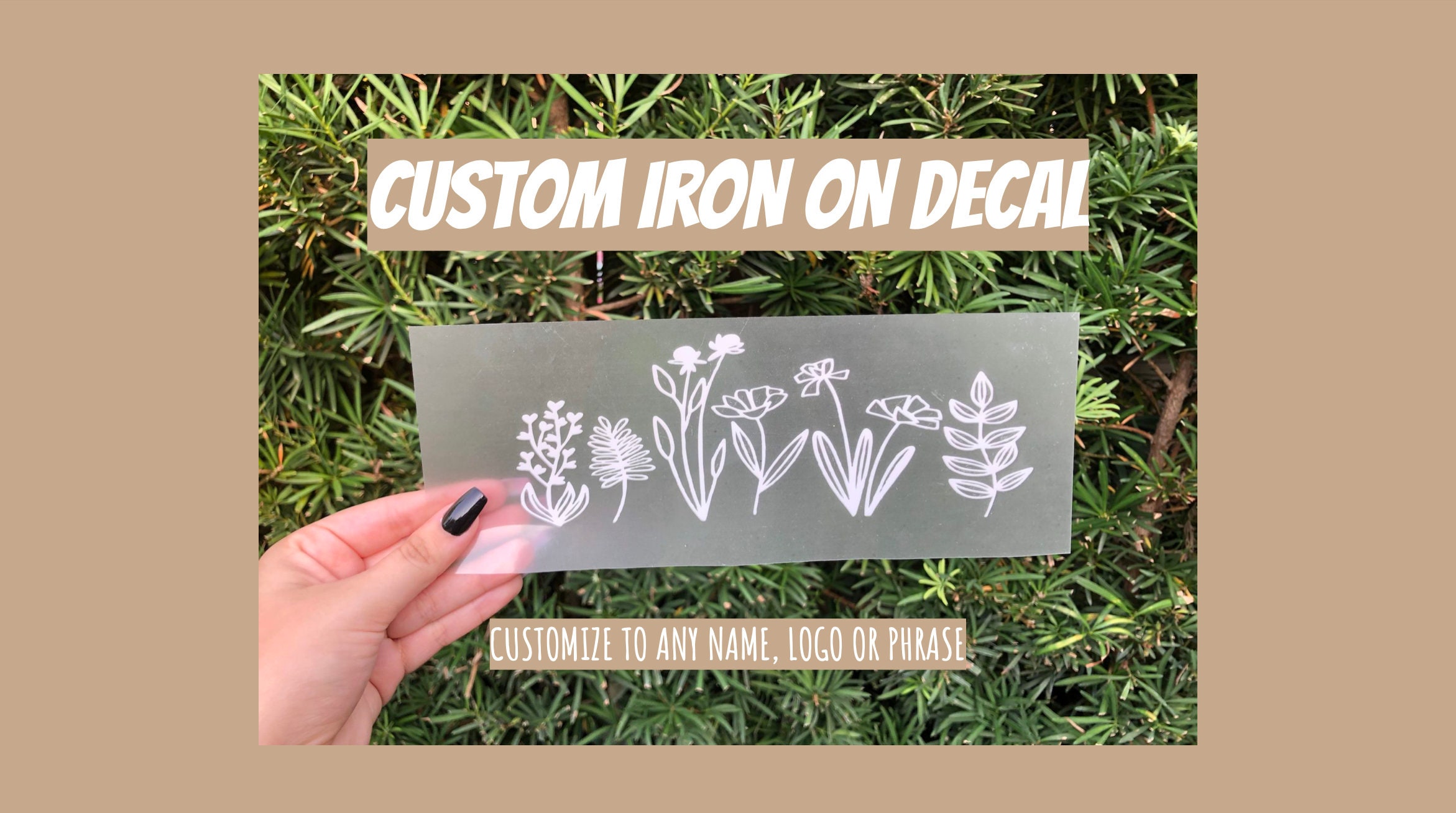 Custom Iron On Decal| Iron On Decal| Personalized Iron On Decal| Soro…