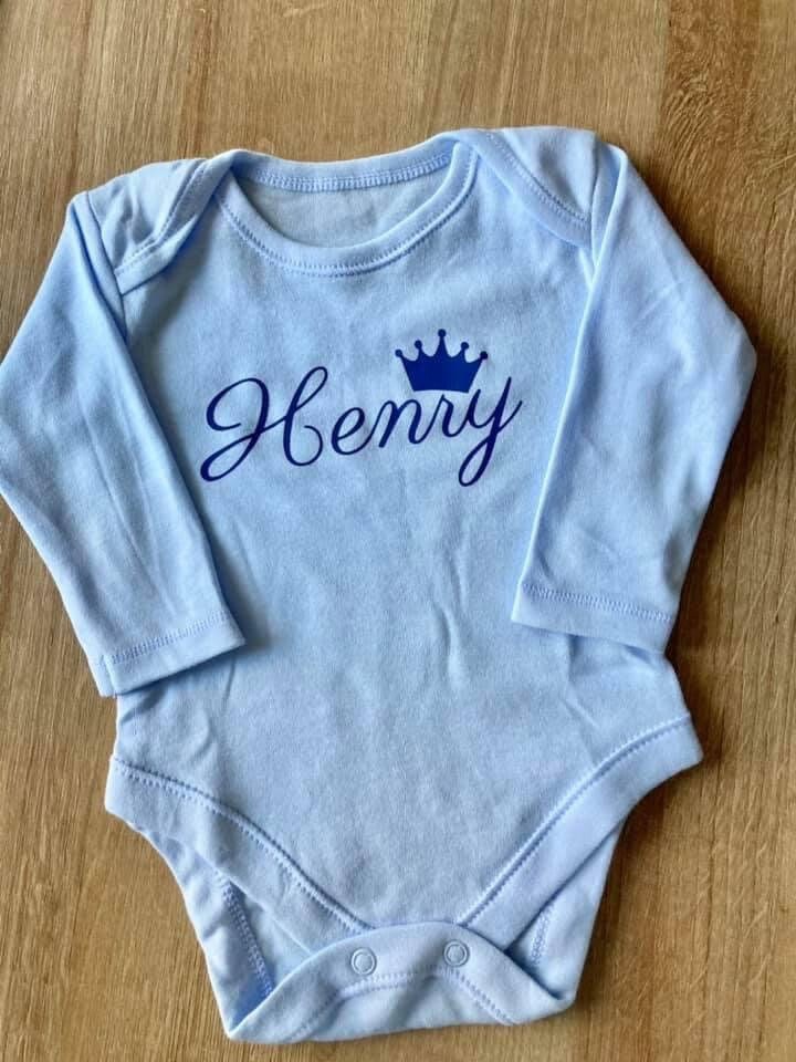 Personalised baby vests baby grows Etsy