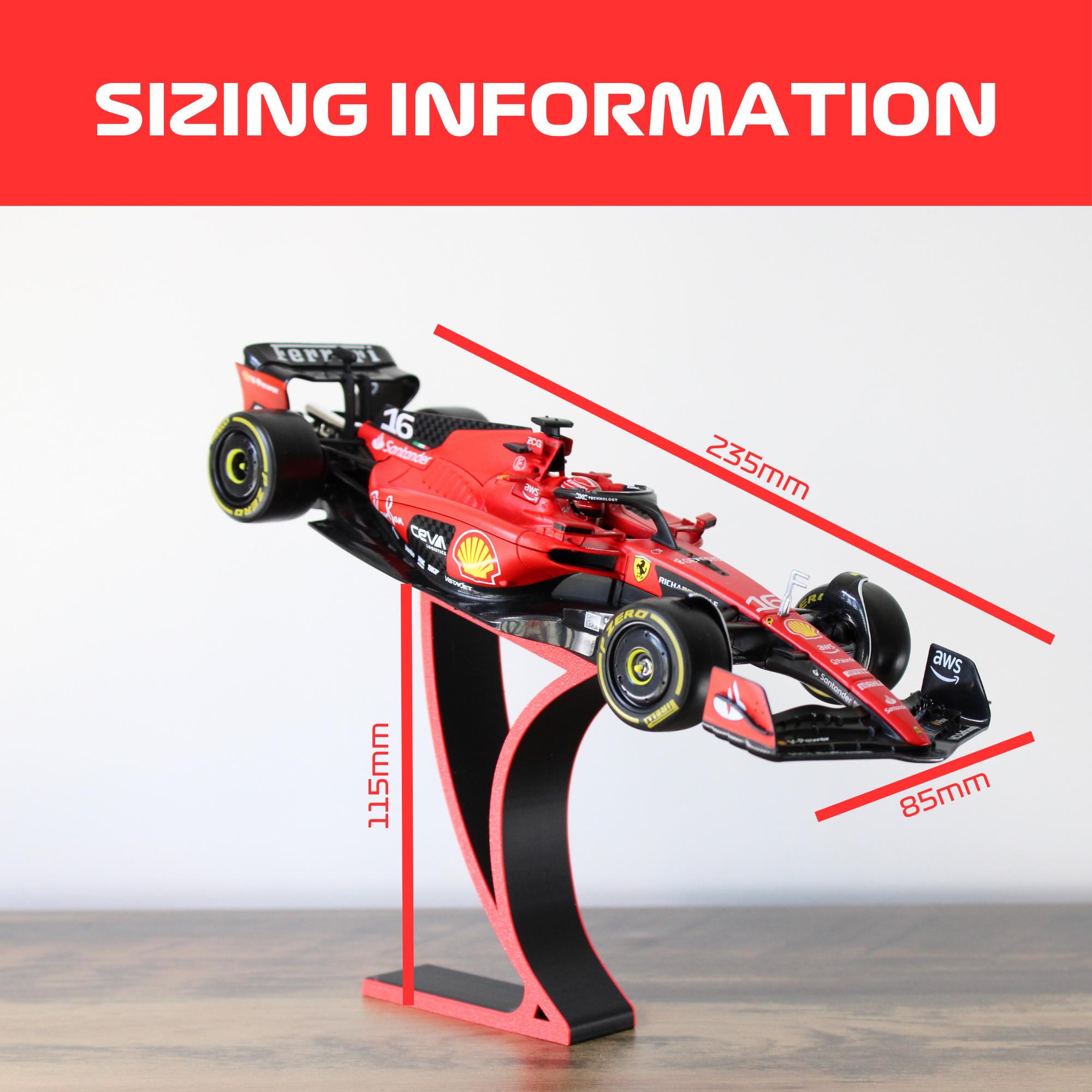 F1ギフト、フォーミュラ1 1:24 ダイキャストモデルカー（ディスプレイ