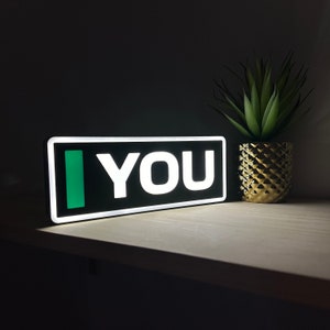 Personalized F1 Anniversary Gift, Name Abbreviation Sign with LED Lighting, Formula 1
