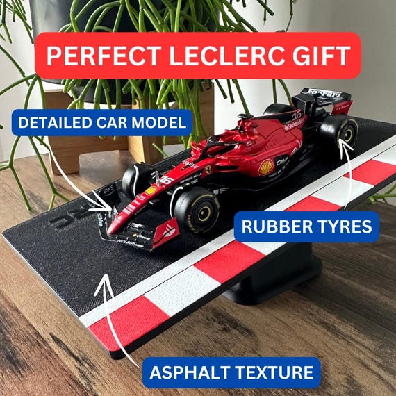 Charles Leclerc F1 1:43 Ferrari Diecast Model Car on Formula 1