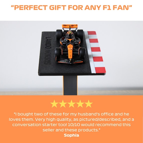 Lando Norris F1 1:43 Mclaren Diecast Model Car on Elegant Formula