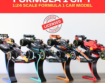 F1 Gift, Formula 1 1:24 Diecast Model Car on Display Stand