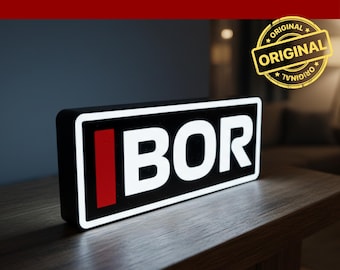 Gabriel Bortoleto (Audi F1) Name Abbreviation with LED Lighting, Formula 1, F1 Racing