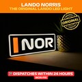 Lando Norris (Mclaren F1) Name Abbreviation F1 Light with LED Lighting, Formula 1, F1 Racing product logo