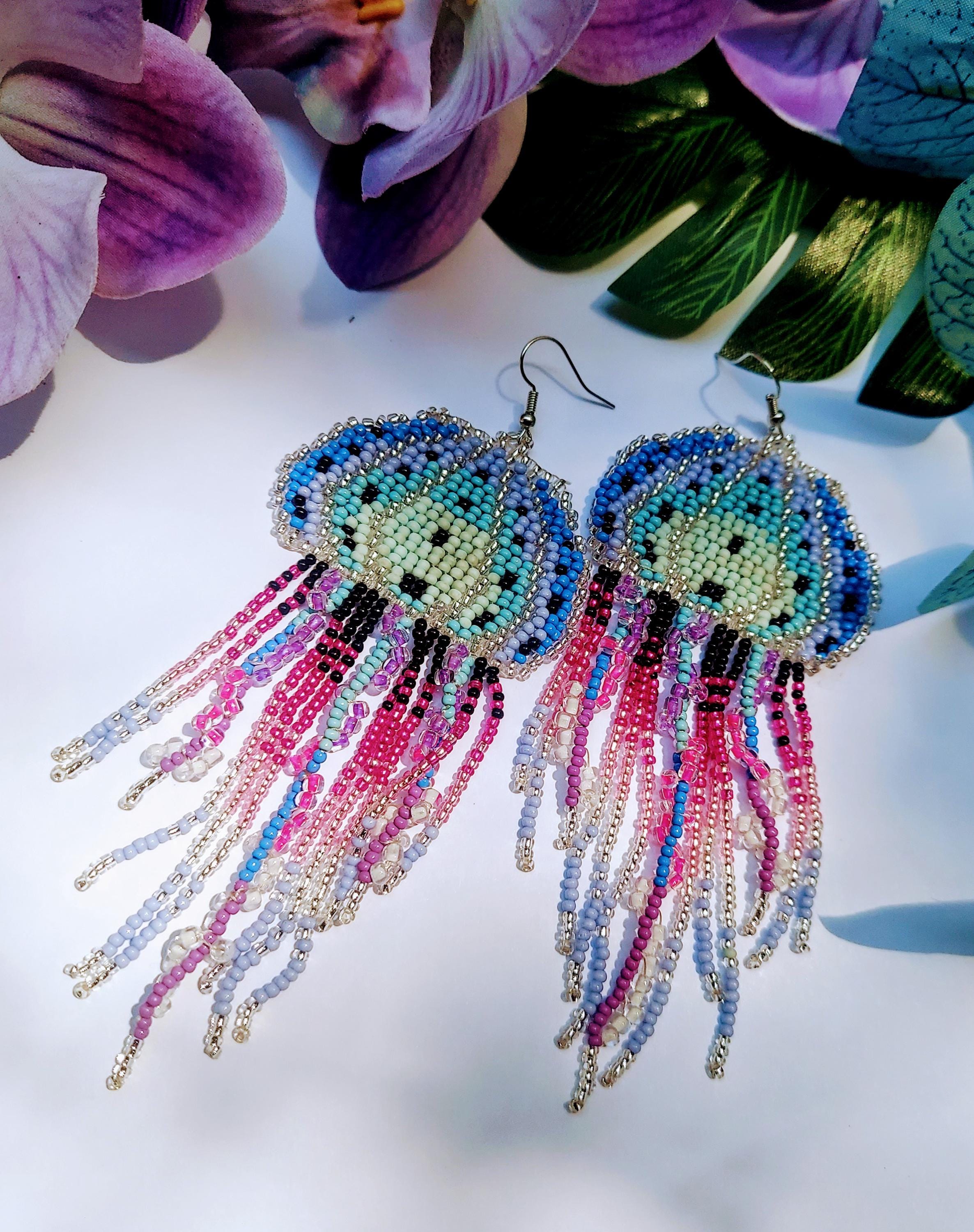 JELLYFISH　コンポート　アンティーク Pacific Coast Jellyfish – Satava Art Glass