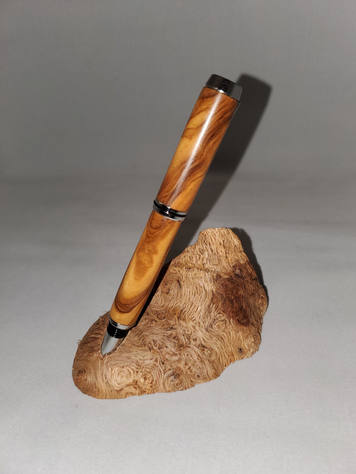 Bethlehem olive wood pen.Handmade in Kentucky. Etsy