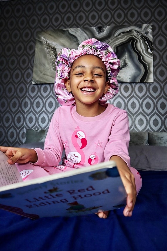 Kids Bonnet Frizz Control Vegan Silk 
