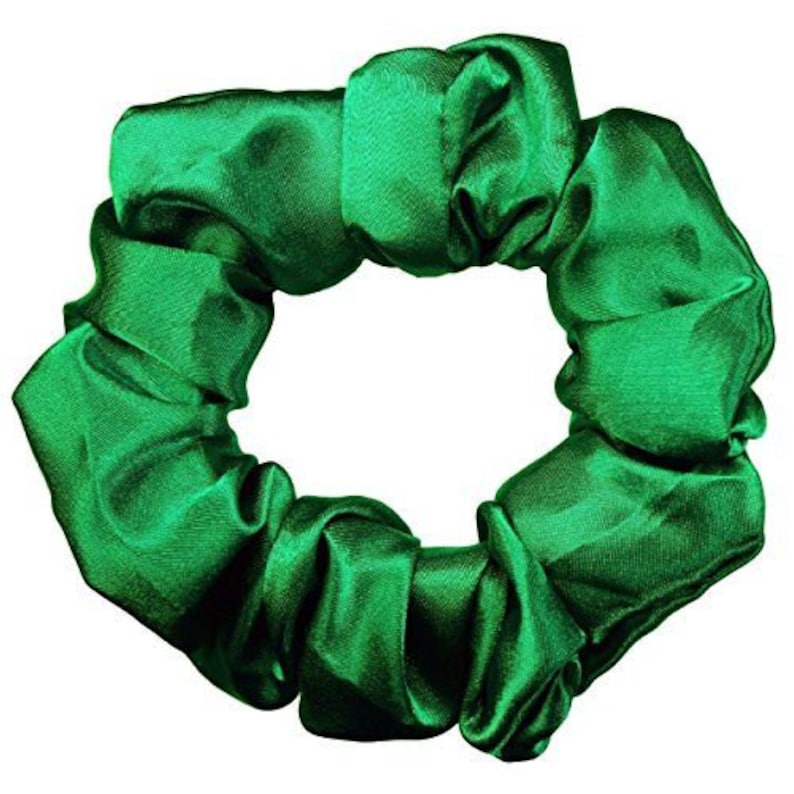Satin hair tie decorative scrunchie