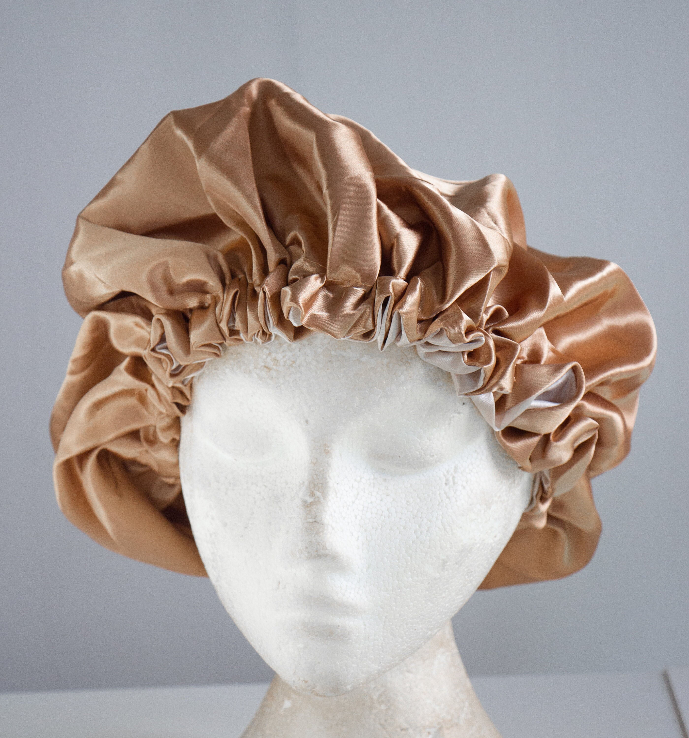 Vegan Silk Bonnet Non-slip Reversible 