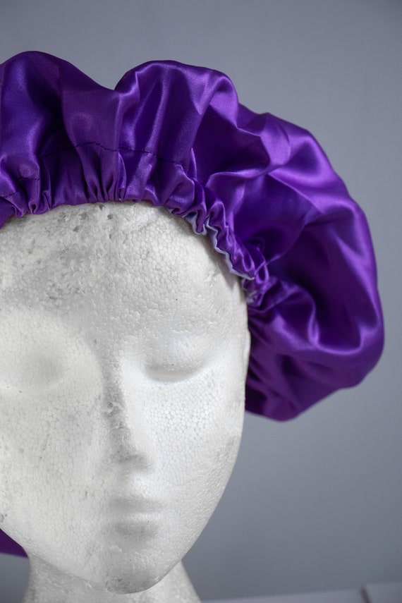 Vegan Silk Bonnet Non-slip Reversible 