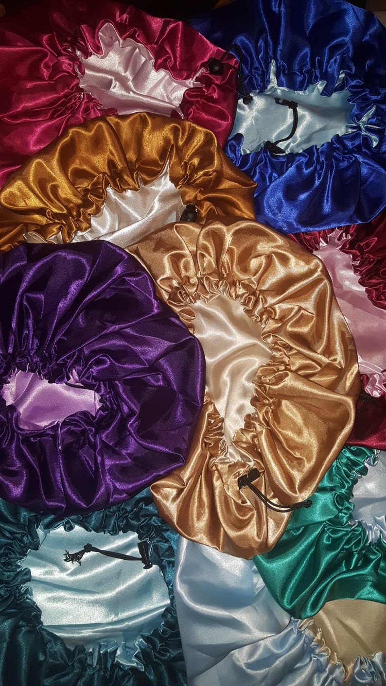 Satin hair tie decorative scrunchie
