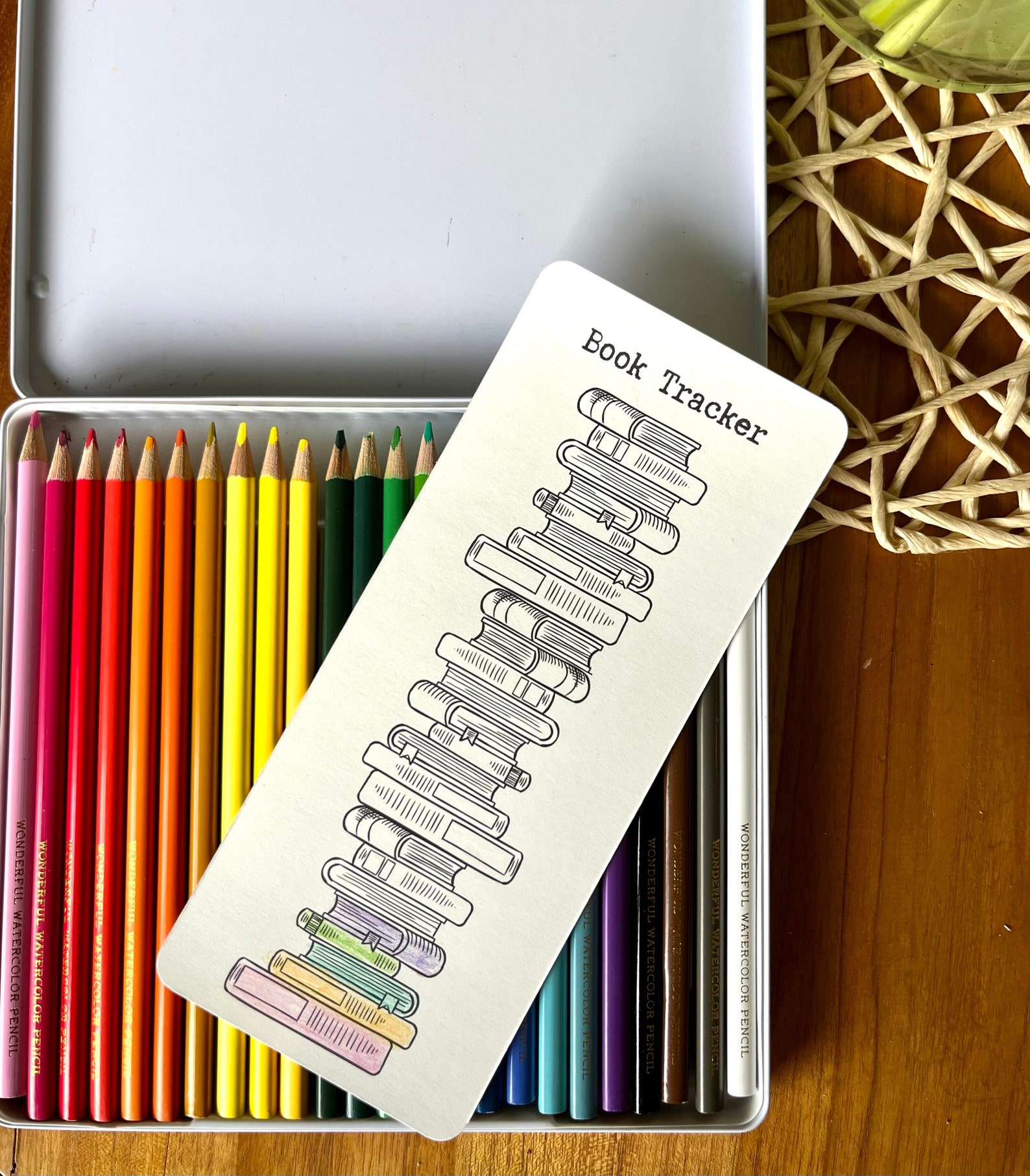 Reading Log Bookmark, Book Tracker, Reading List, Progress Tracker ...