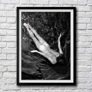 Mature, 1940s, Swimmer, Vintage Photo, Wet, Sexy, Water, Erotic