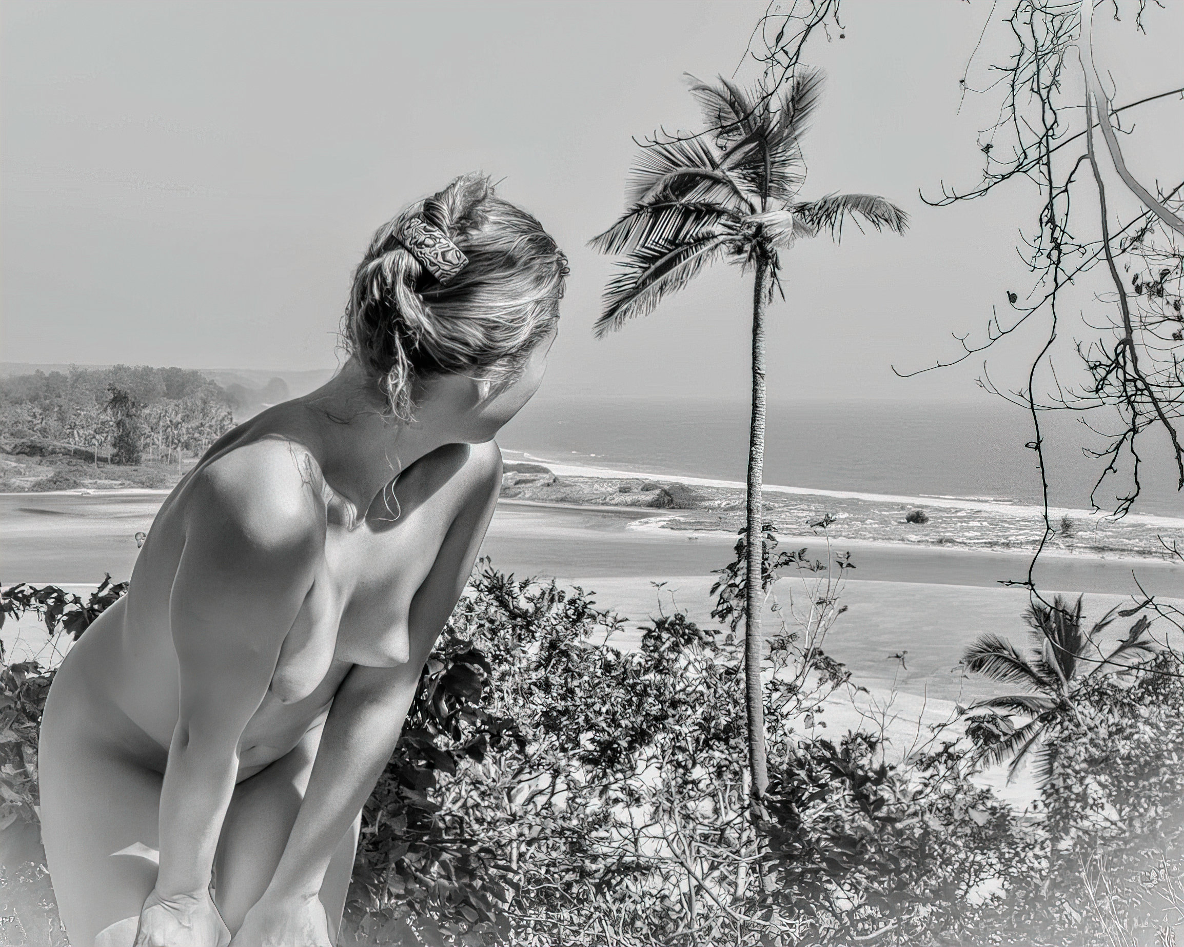 Big Black Beach Boobs - Island Nude Great Body Breasts Nude Beach Wet Sand - Etsy