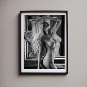 Mature, Stunning Breasts, Classic Pose, Great Figure, Exotic, Sensual, Great Rear End, Sexy, Poster, Print, Multiple Size [202-1051Z] image 3