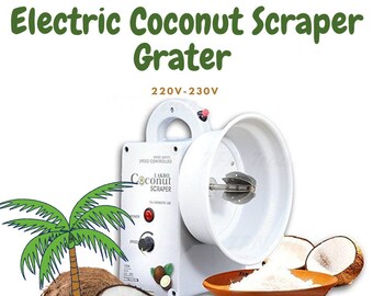 Electric 110v or 220v Coconut Scraper Grater Shredder Kitchen Tool Fast  Shipping