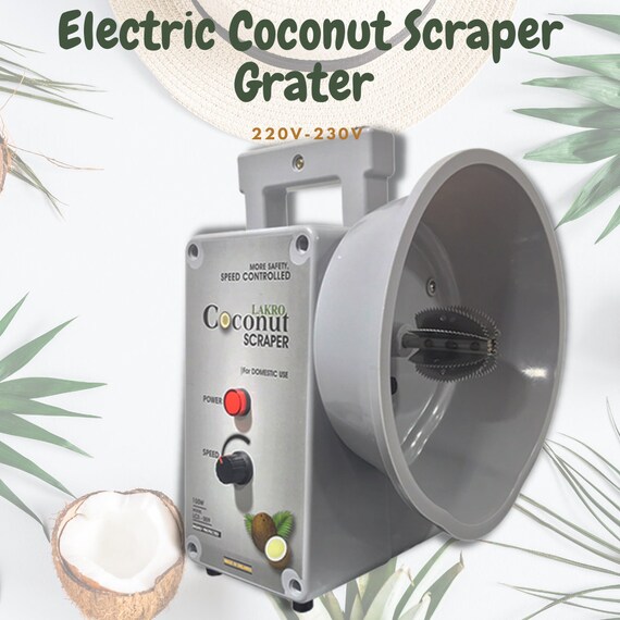 Electric Coconut Scraper Grater Machine 2v 230v Free Fast Etsy Sweden
