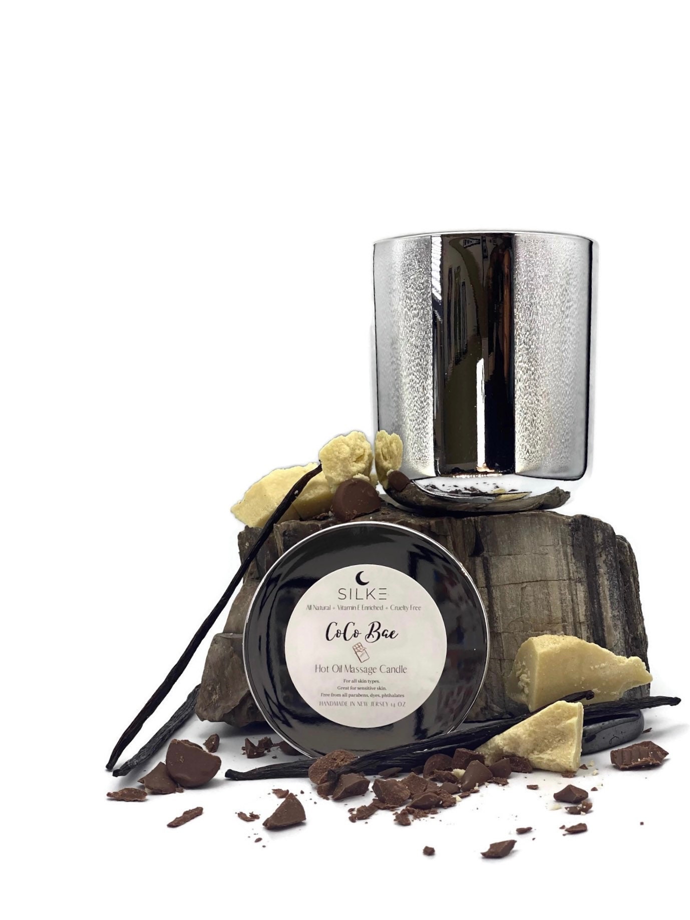 Silke  Coco Bae Hot Oil Massage Candle - Etsy