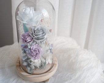 Flower light Lamp Herbarium Jane Florist Preserved eternal flowers Dried Flowers designed Flower light Lamp Herbarium Jane Florist Preserved eternal flowers Dried Flowers designed